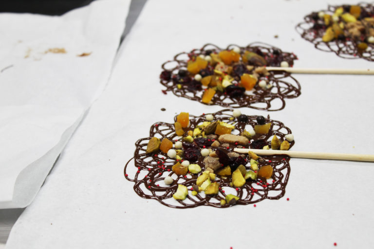 Chocolate flowers A Day In the Life of a Pastry Chef