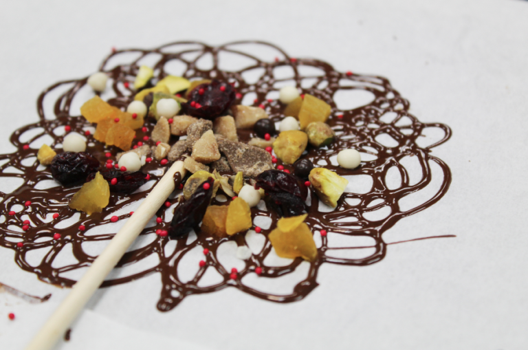 Chocolate flower A Day In the Life of a Pastry Chef