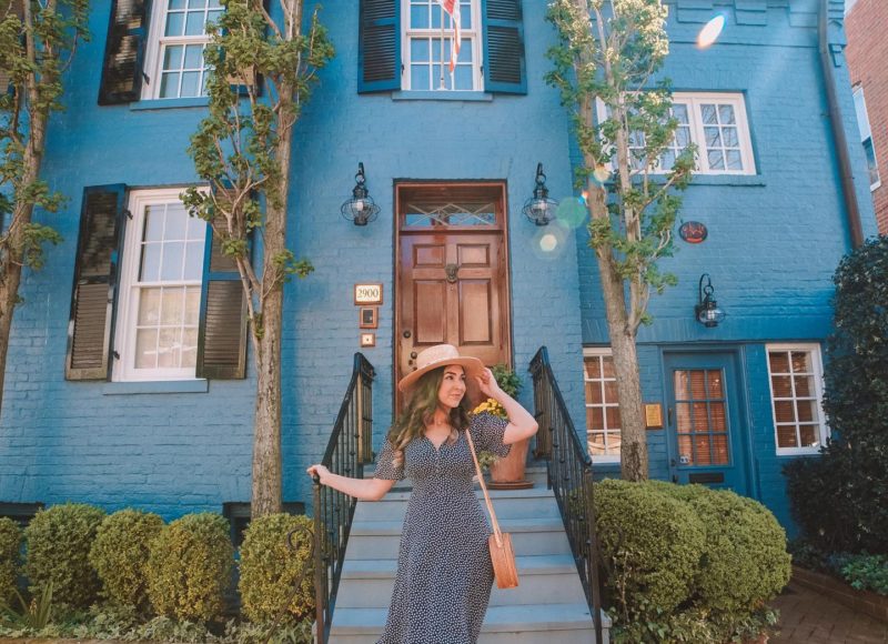 That Blue House Georgetown Washington DC The Emily Edition
